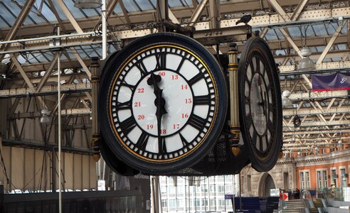 Railway hour minute photo