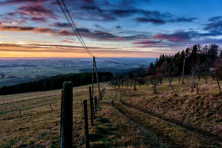 View meadow fields