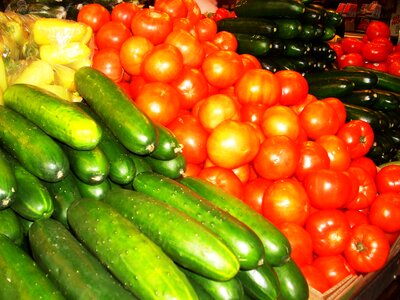 Healthy vegetarian produce