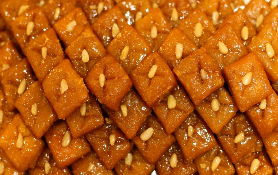 Pine nuts and cookies