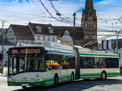 Driving power oberleitungsomnibus electric motor photo