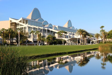 Convention center landmark buildings