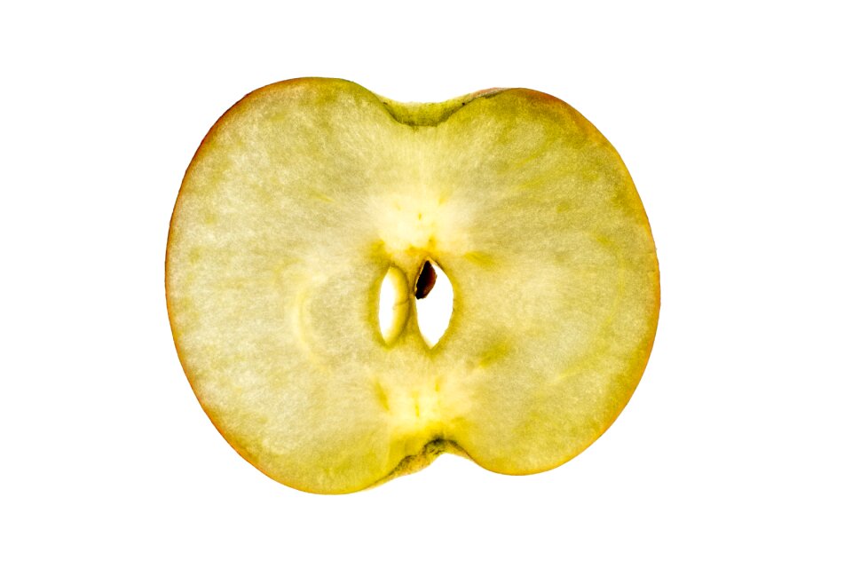 Apple green cross section