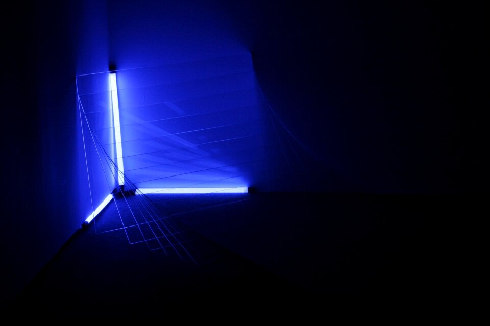 Man video installation