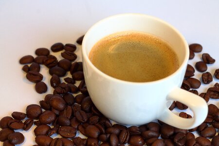 Coffee beans cafe the drink