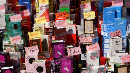 Smell market sales stand
