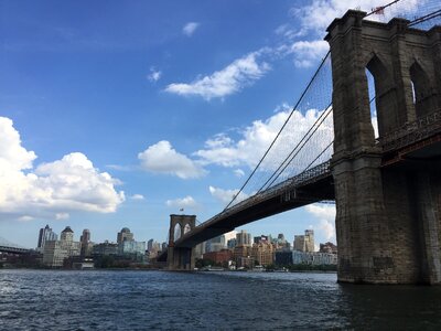 New york brooklyn bridge united states photo