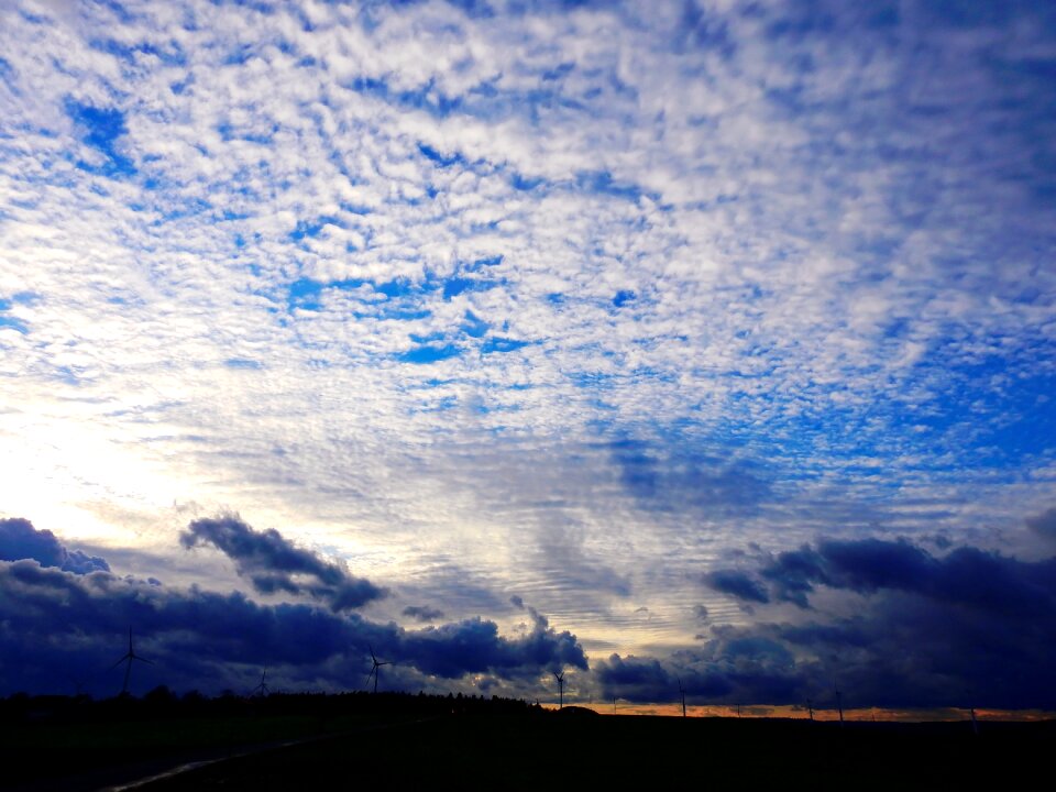 Blue landscape mood