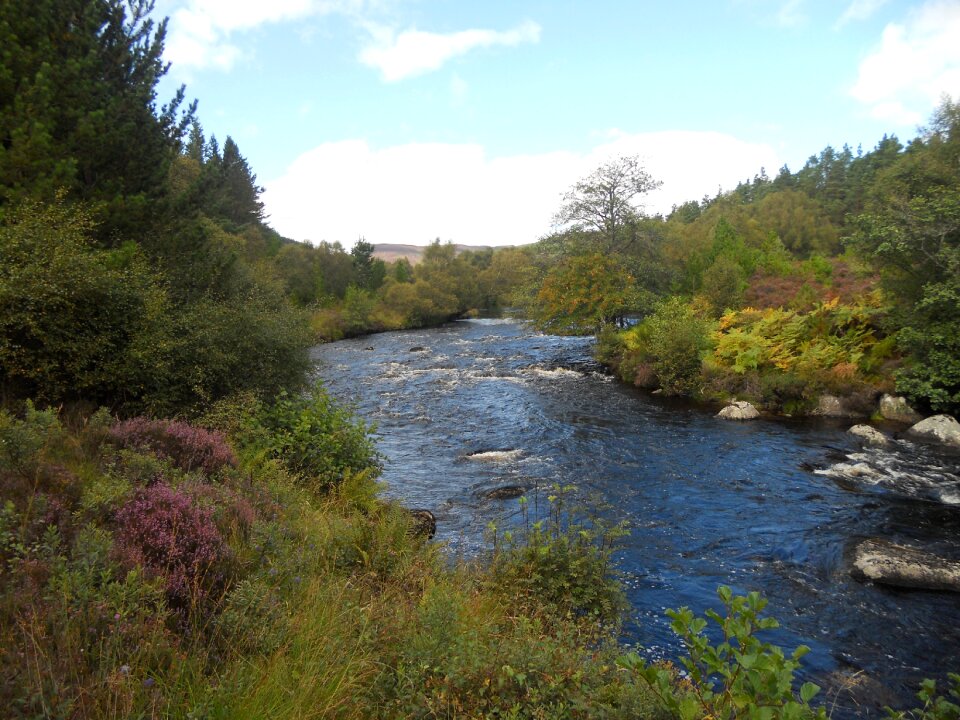 Fishing river highland river
