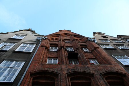 The old town townhouses poland photo