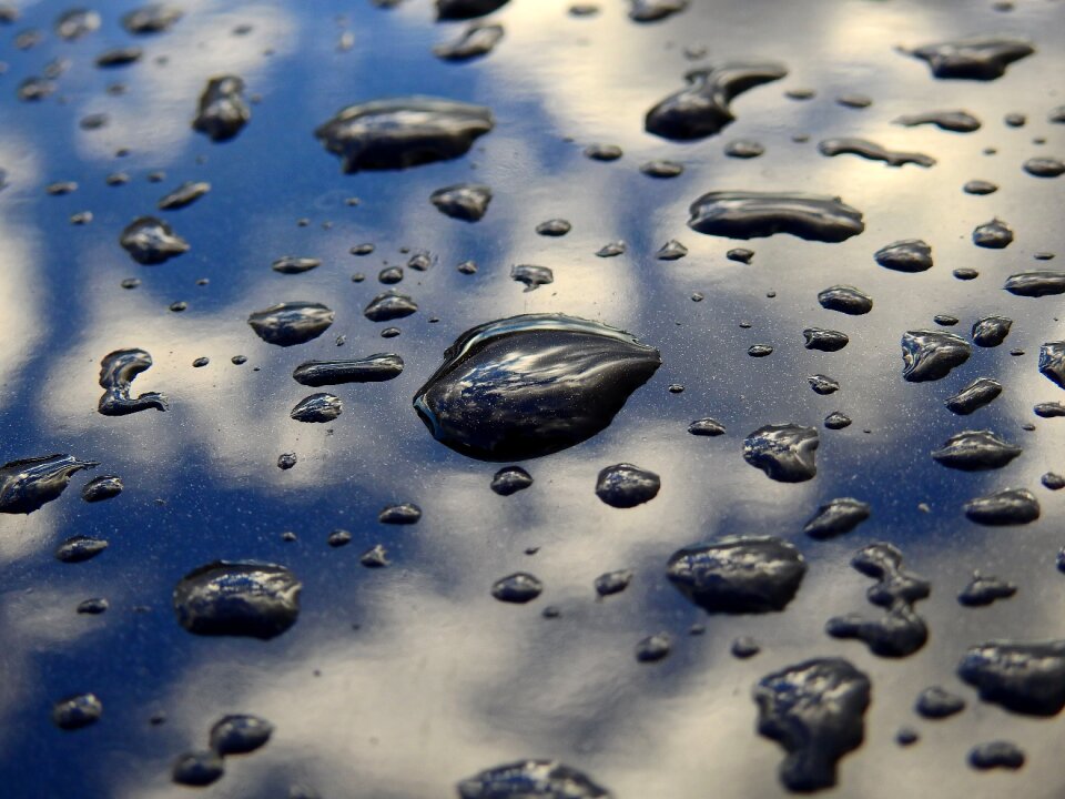 Liquid close up mirror