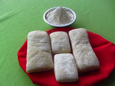Bread water bread integral bread