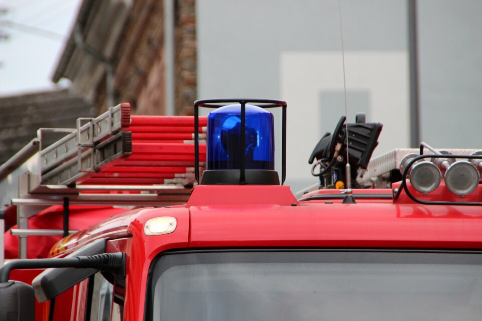 Rescue fire truck signal