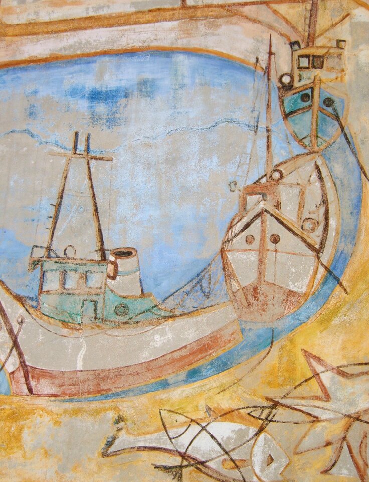 Fisheries painting spain