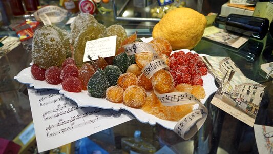 Candied preserved zuckrig