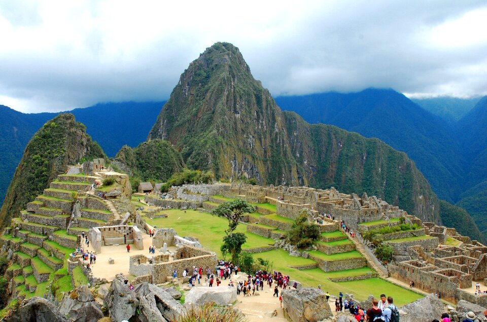 Mountain peru machu picchu photo