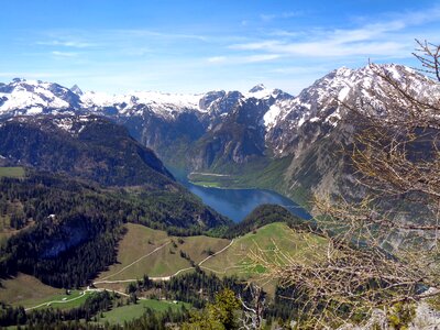 Alpine nature landscapes photo
