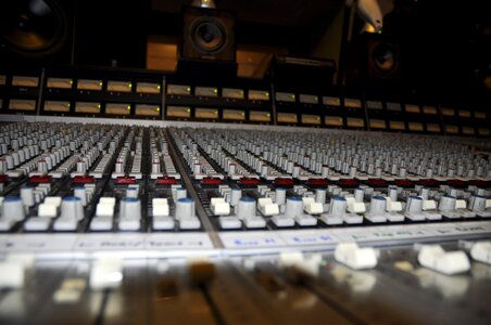 Buttons music sound studio photo