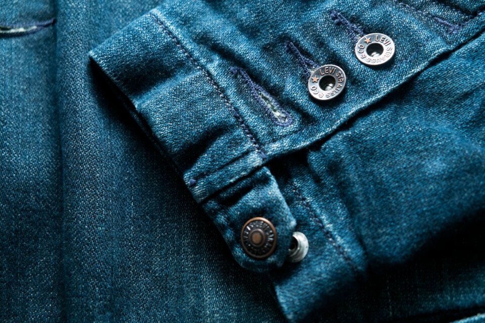 Denim clothing sleeves