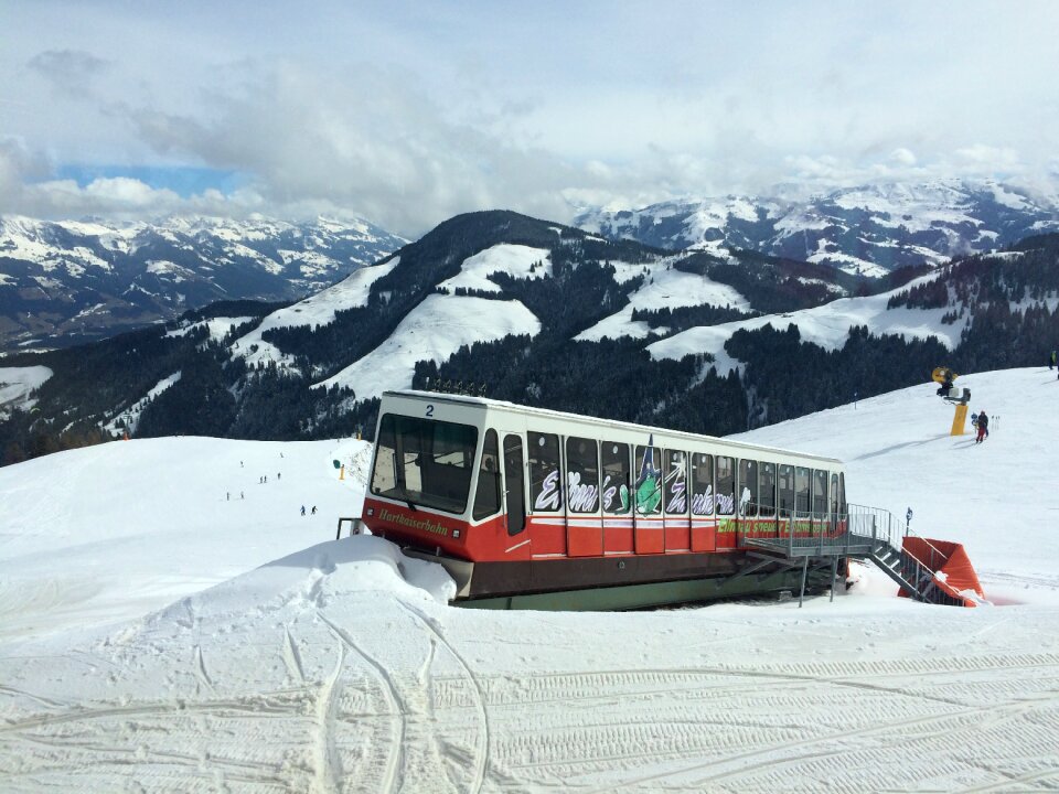 The tram frost nature