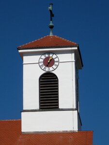 Church cross spire photo