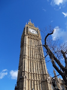 United kingdom clock british photo