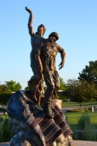 Memorial honor blue army