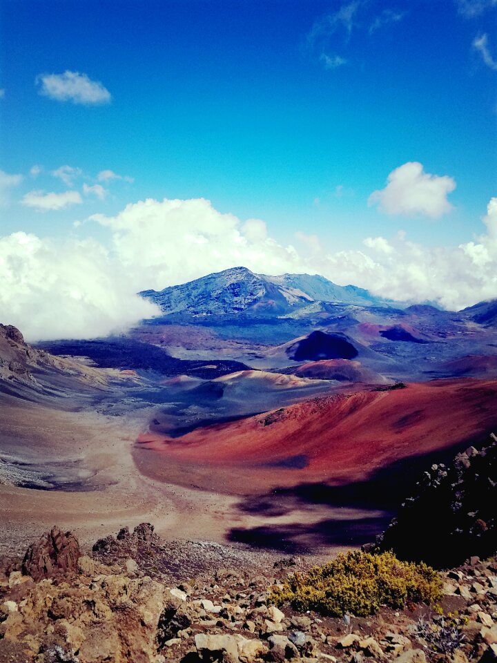 Crater island volcanic