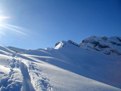Landscape backcountry skiiing skitouren goers