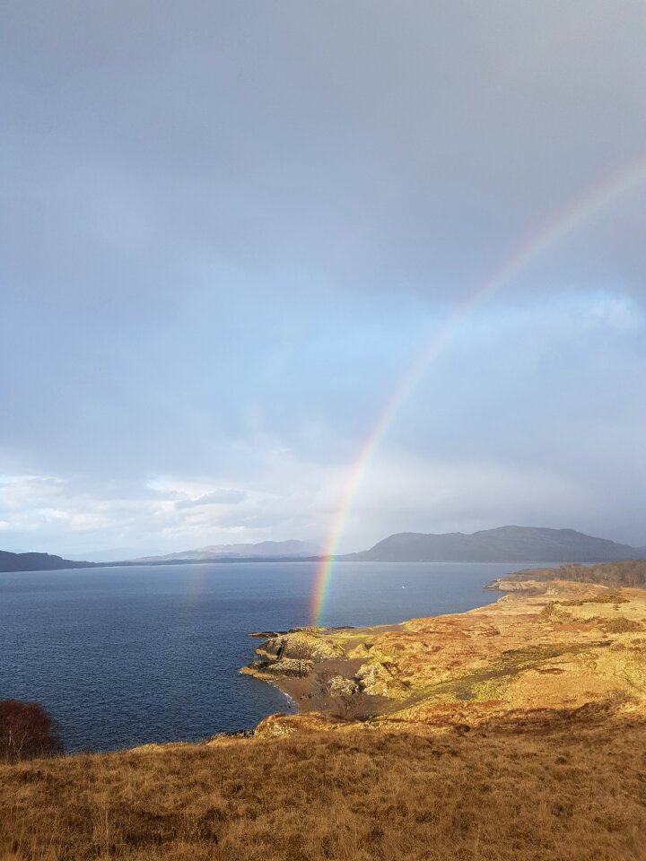 Scotland blue rainbow