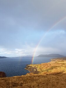 Scotland blue rainbow