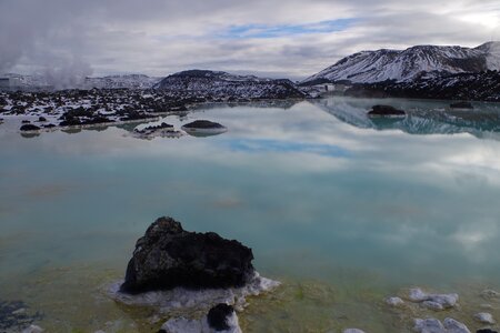 Blue lagoon outlying pools photo
