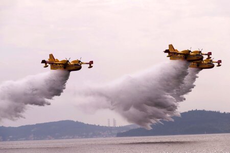 Canadair flying photo