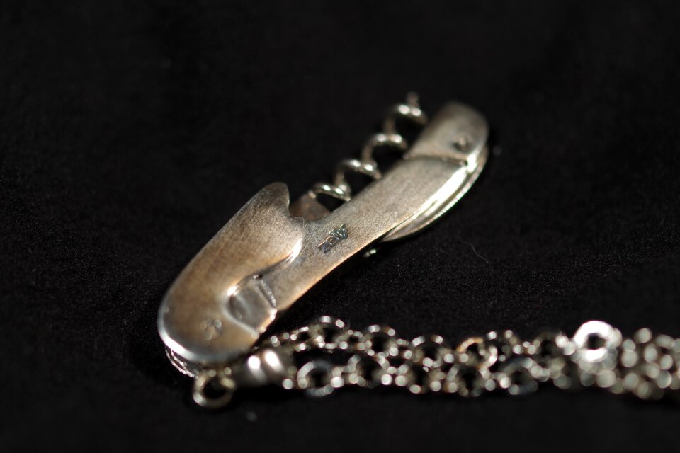 Sommelier knife wine opener pendant