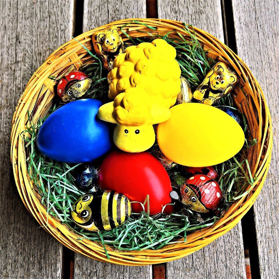 Easter eggs colored passover