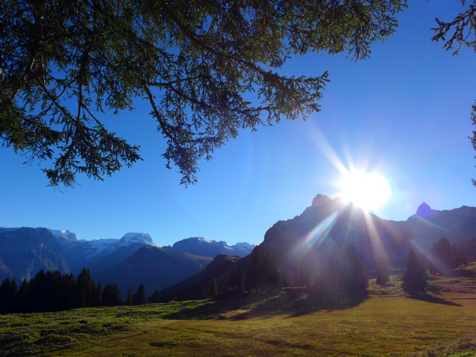 Weather mood daylight mountain peaks