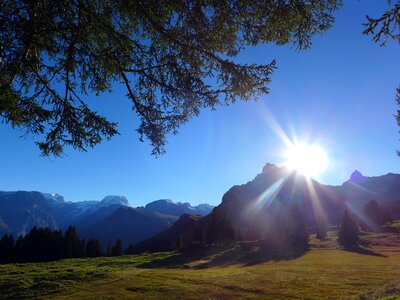 Weather mood daylight mountain peaks