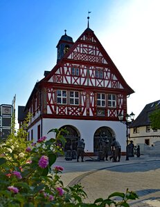 Town hall historic center truss