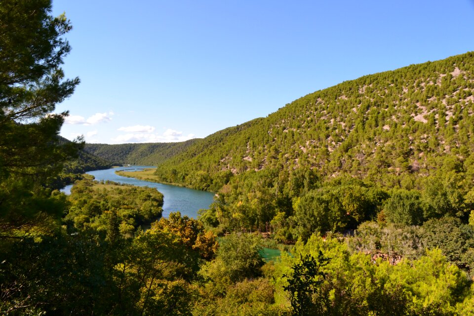 Green the nature reserve landscape