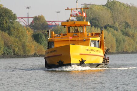 Water elbe ship photo