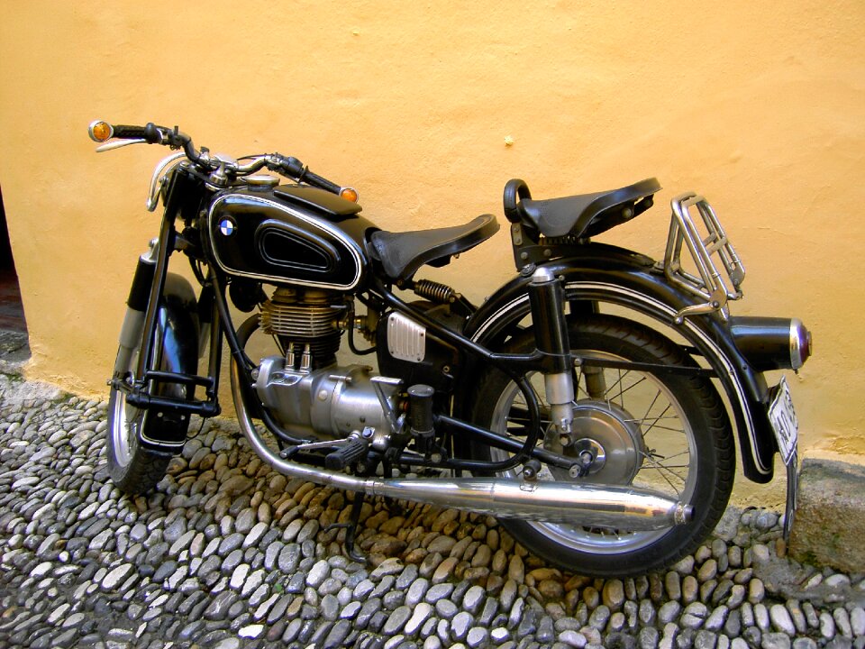 Vehicle vintage motorcycle bike