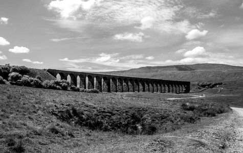 Railway black and white