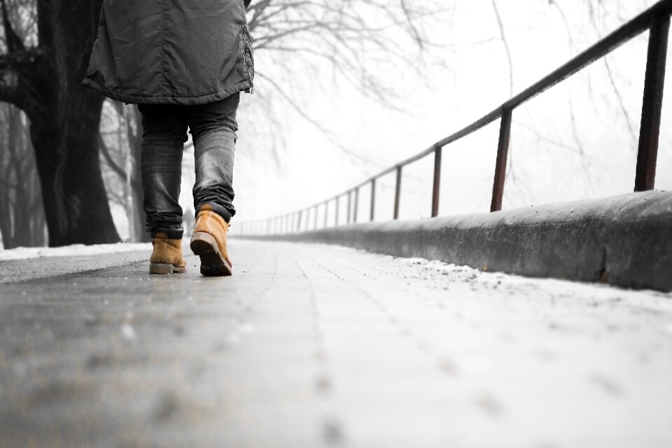 Boots walking action