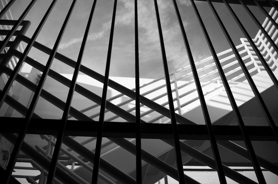 Abstract fine art stairs
