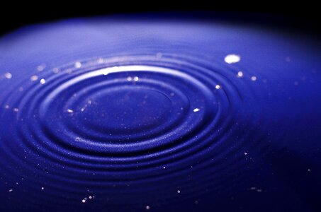 Water surface macro closeup