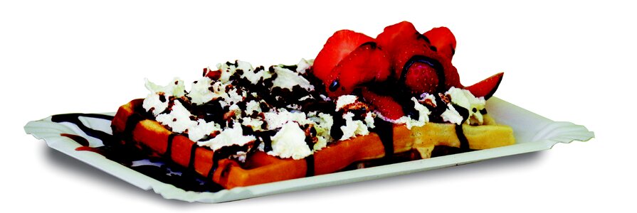 The sweetness of gofra whipped cream