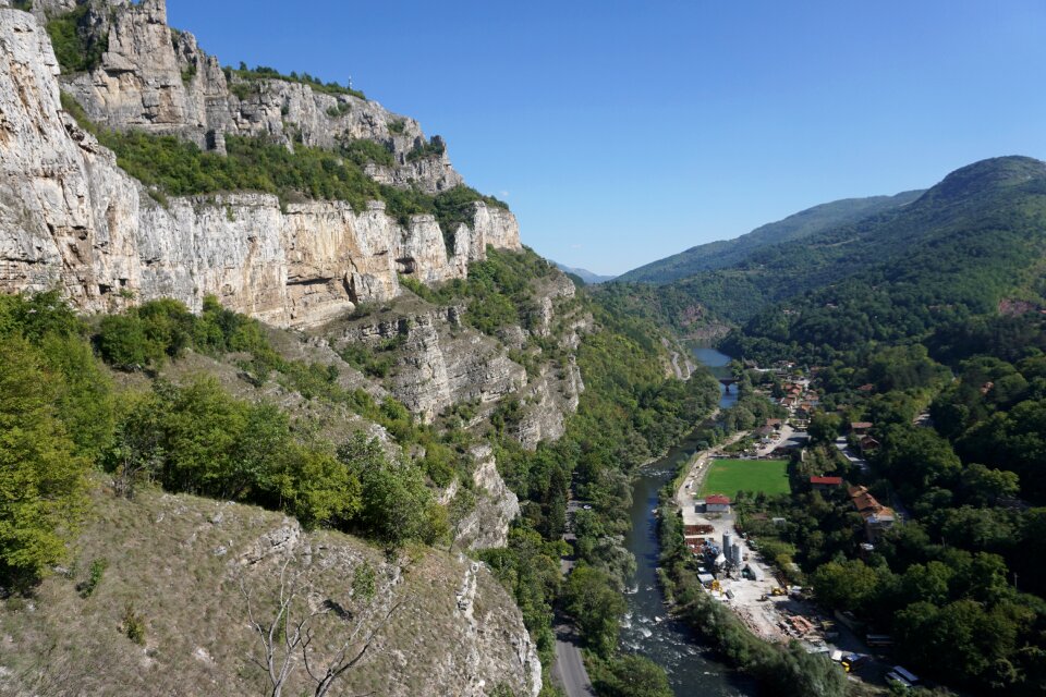 River mountain landscape