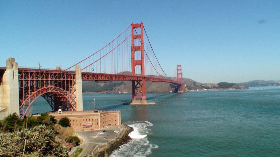 Suspension bridge san francisco bridge photo