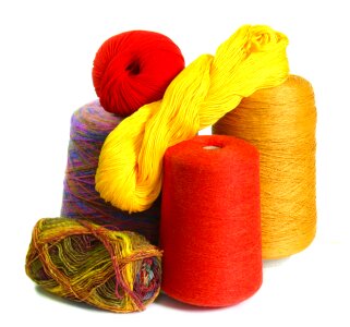 Knitting needlework to knit