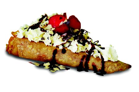 The sweetness of gofra whipped cream